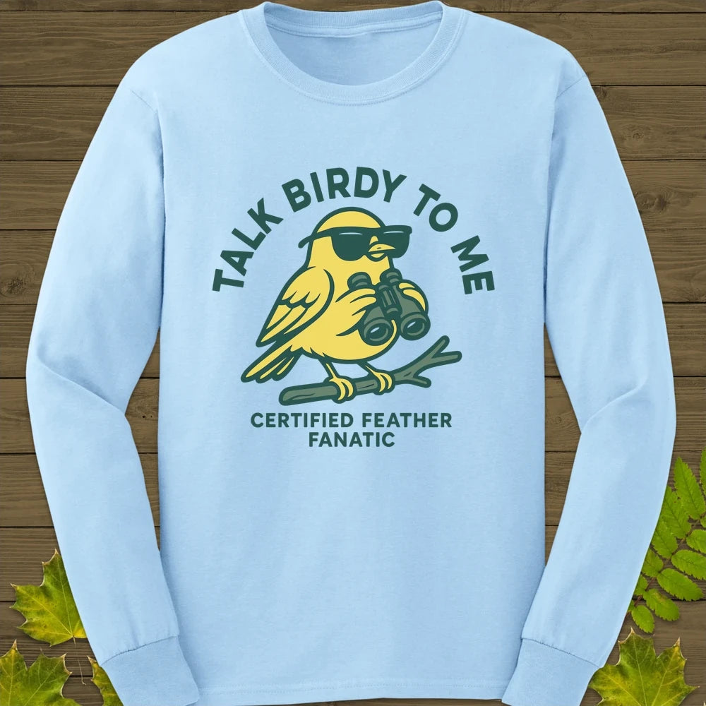 Talk Birdy Long Sleeve Light Blue