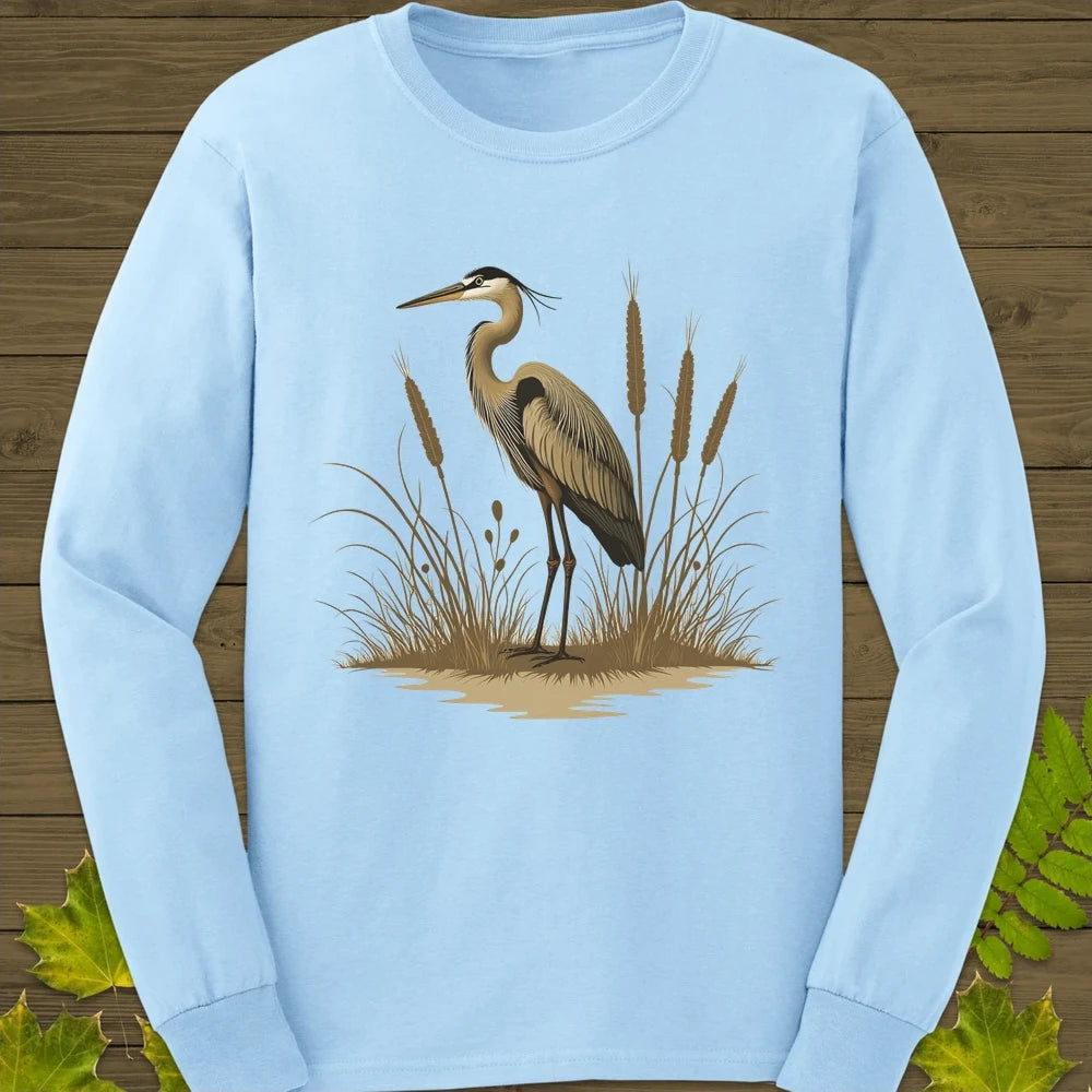 Heron Harmony Long Sleeve Light Blue