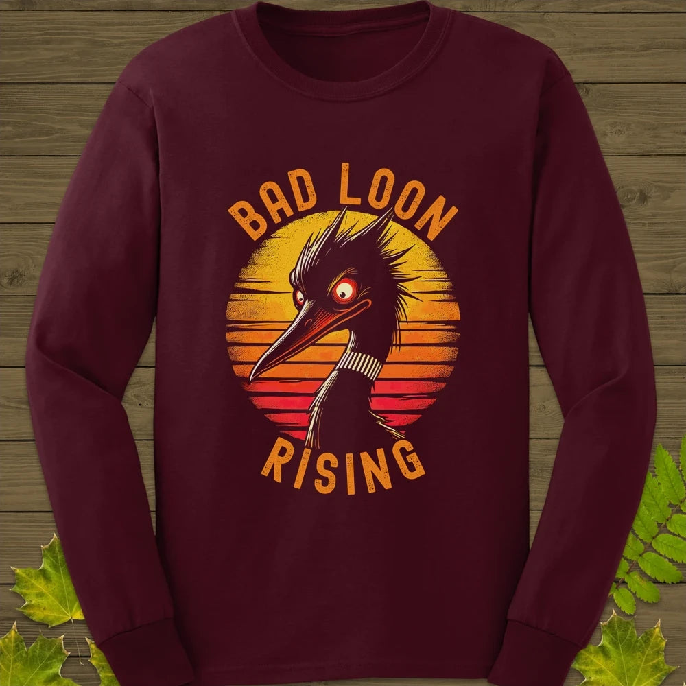 Bad Loon Rising Long Sleeve Maroon