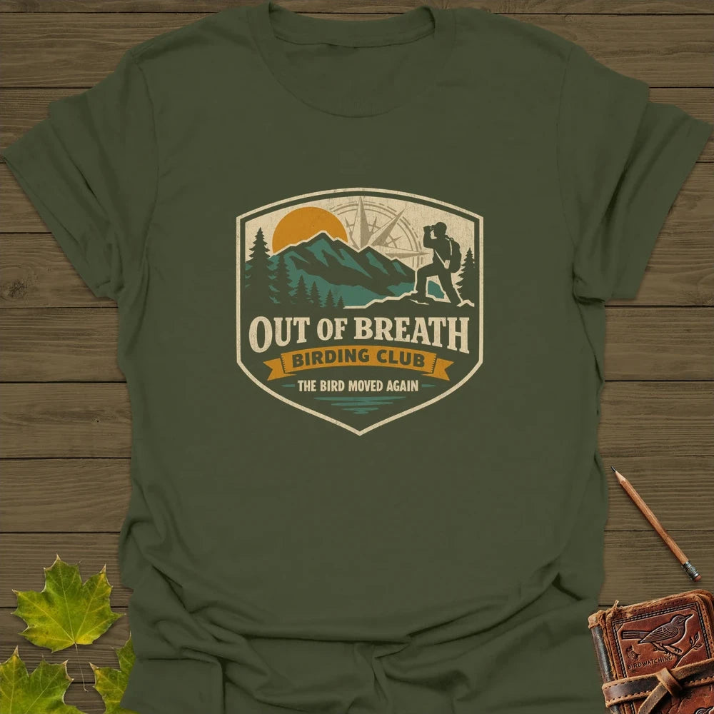 Out Of Breath T-Shirt Military Green