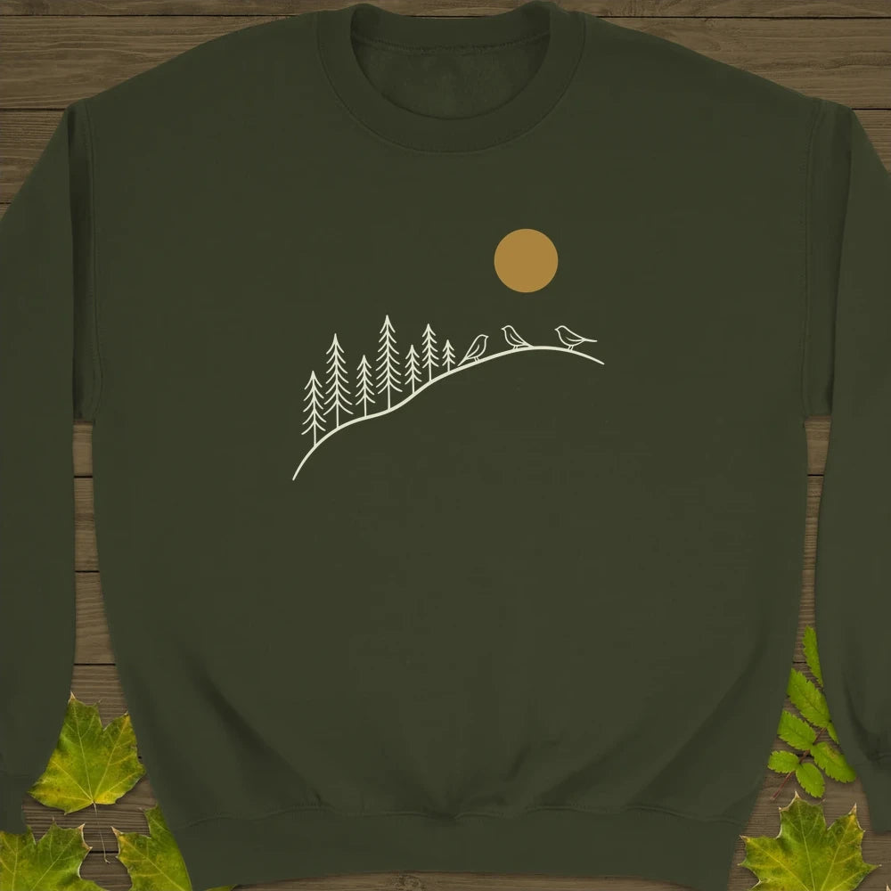 Morning Perch Sweatshirt Military Green
