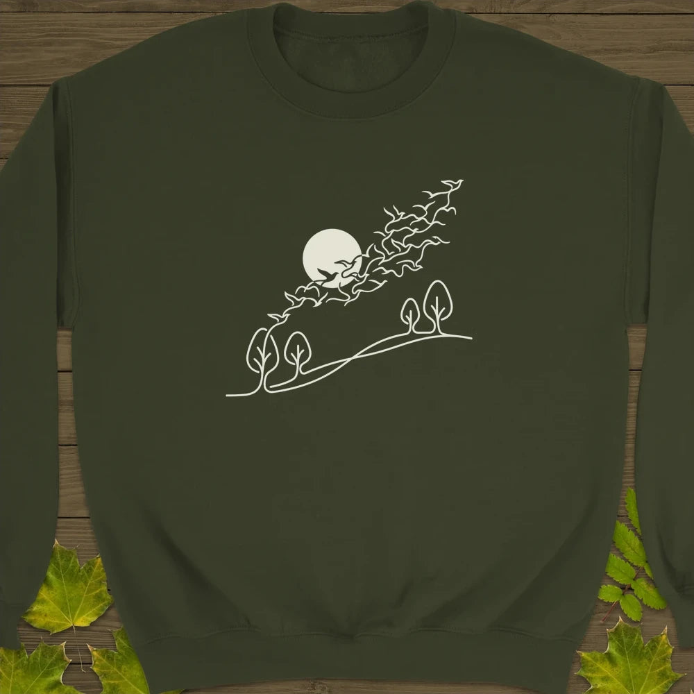 In Flight Sweatshirt Military Green