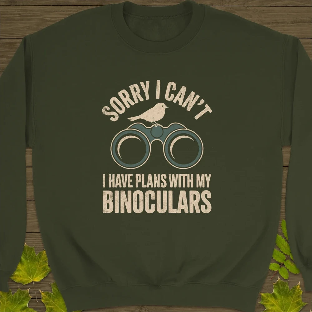 Binoculars Plan Sweatshirt Military Green