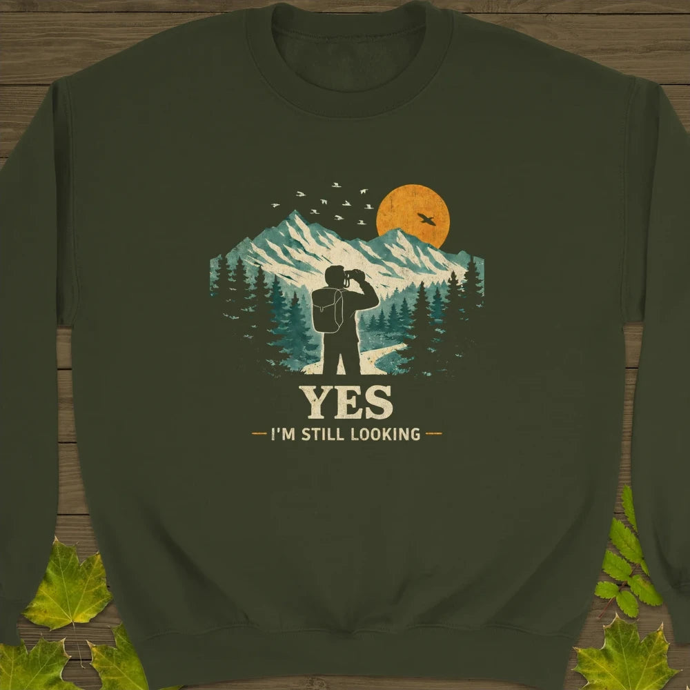 Still Looking Sweatshirt Military Green