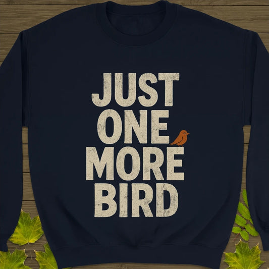 One More Bird Crewneck Sweatshirt Navy