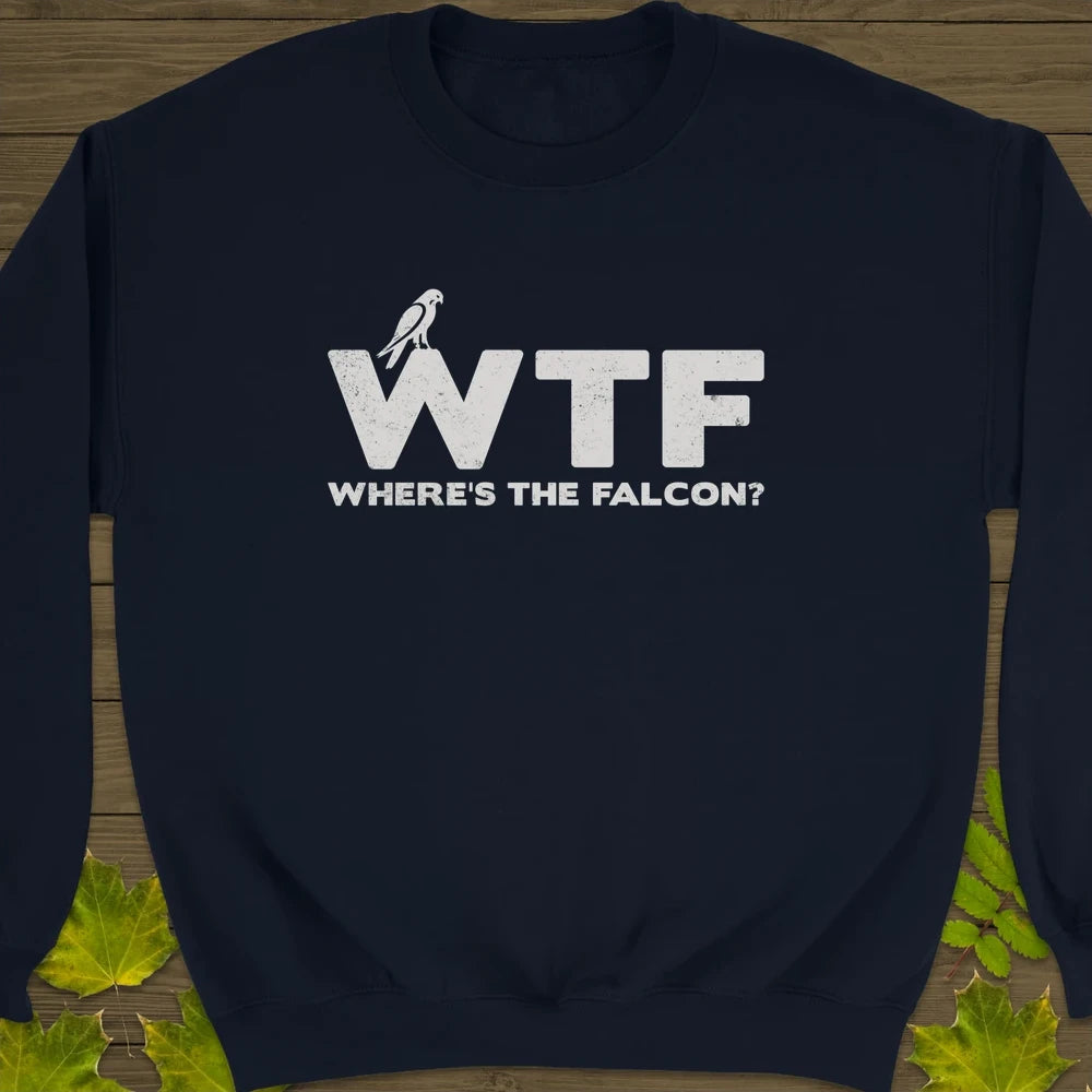 Where's The Falcon Crewneck Sweatshirt Navy