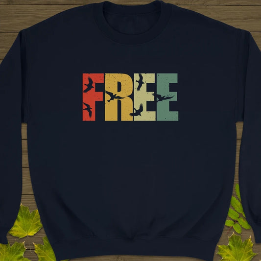 Fly Free Crewneck Sweatshirt Navy