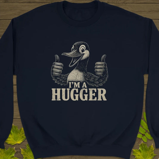 I'm a Hugger Crewneck Sweatshirt Navy
