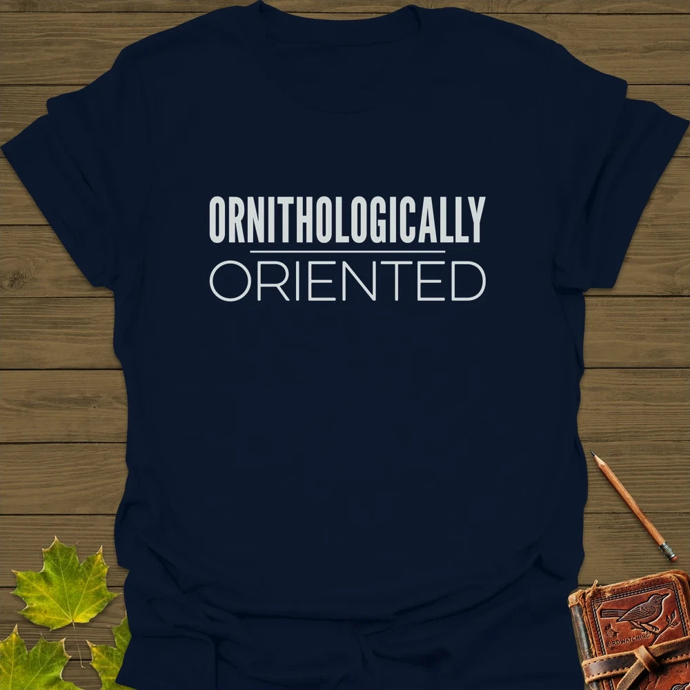 Ornithologically Oriented T-Shirt Navy