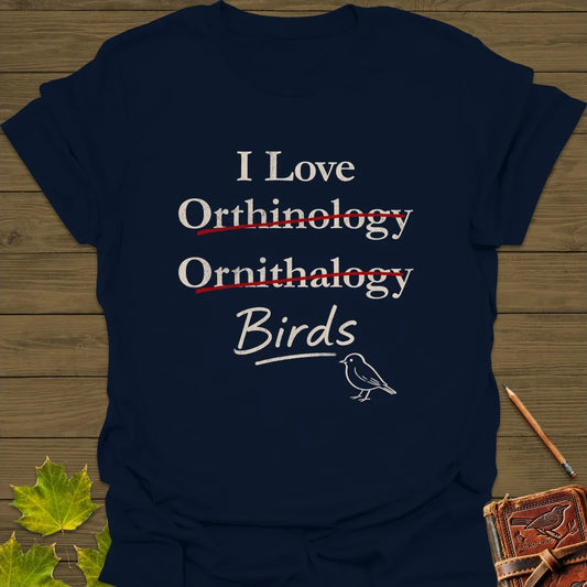 I Love Orthinology T-Shirt Navy