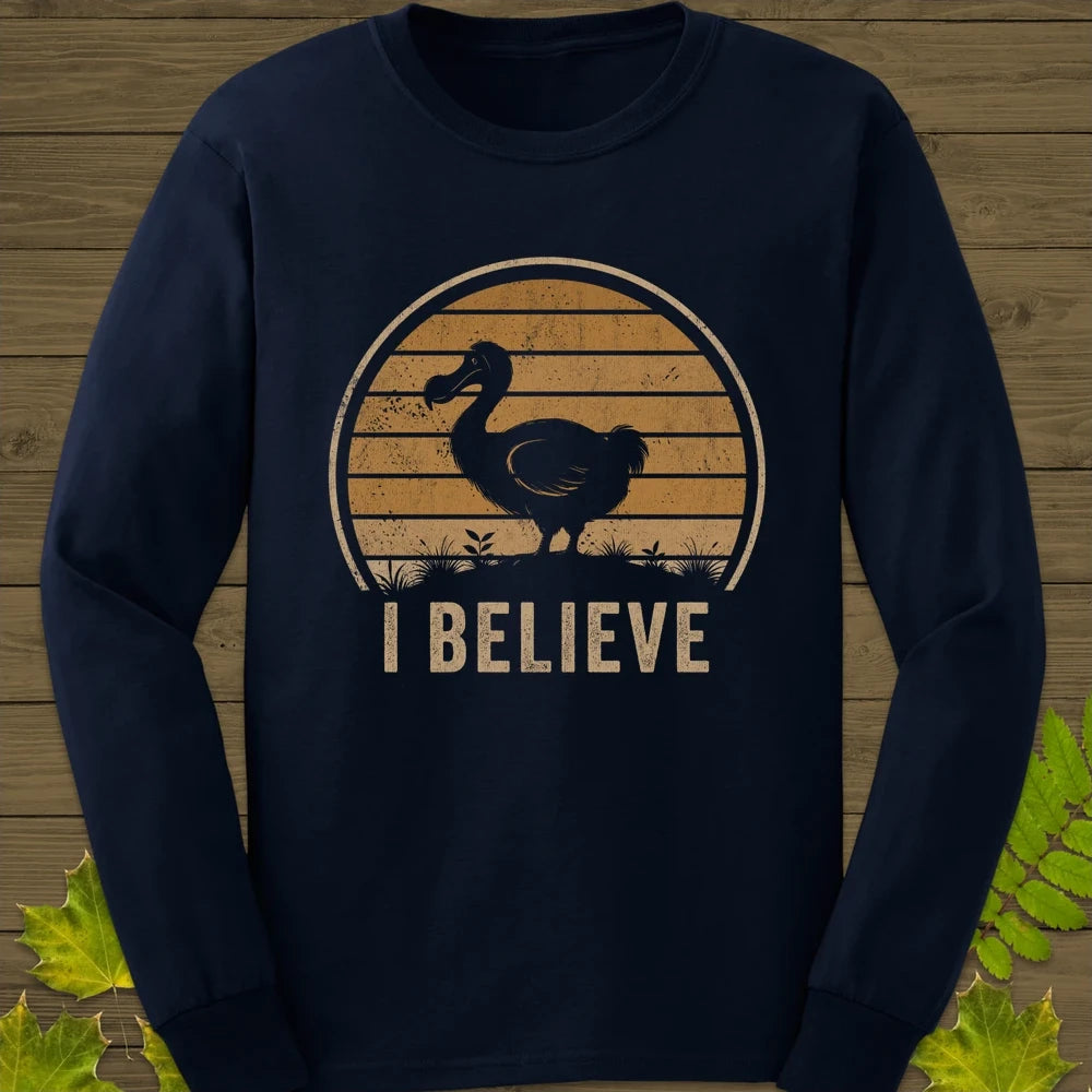 I Believe Long Sleeve Navy