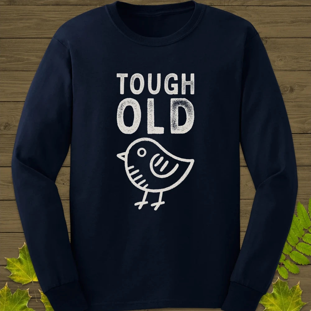 Tough Old Bird Long Sleeve Navy