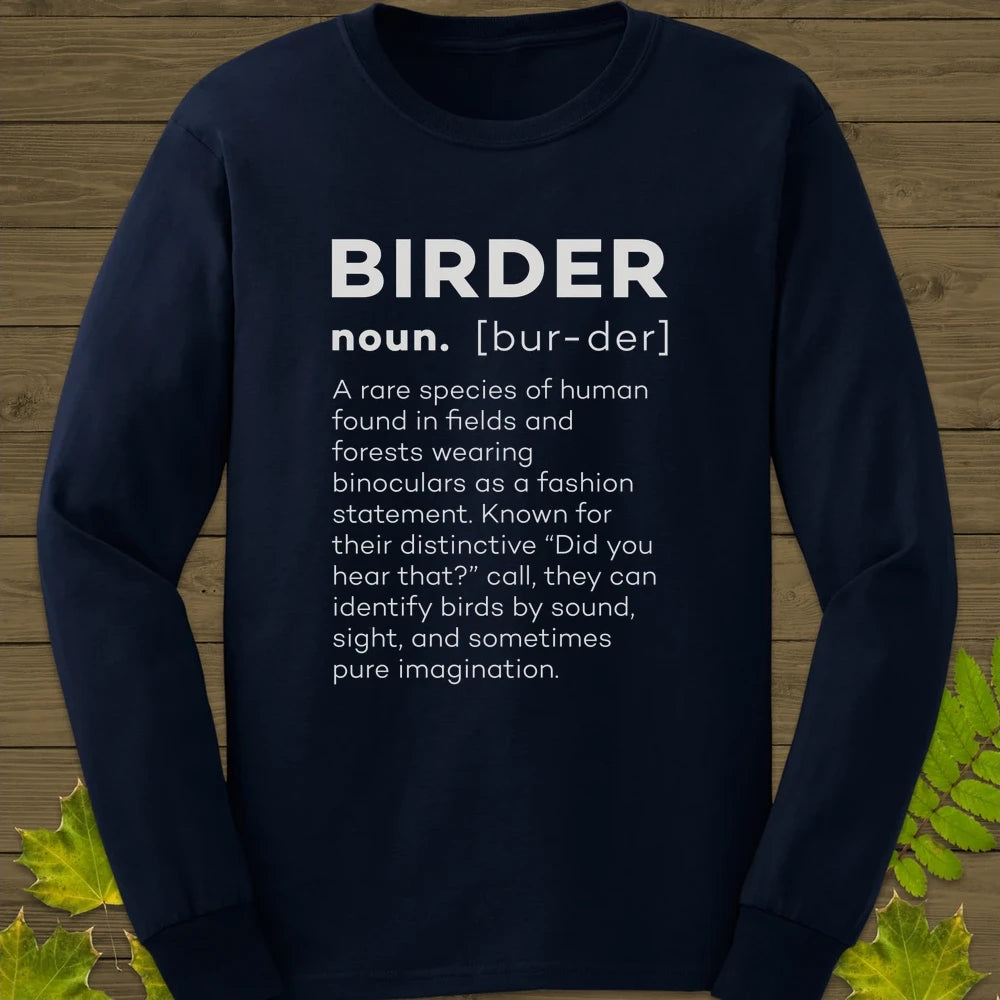Birder Definition Long Sleeve Navy