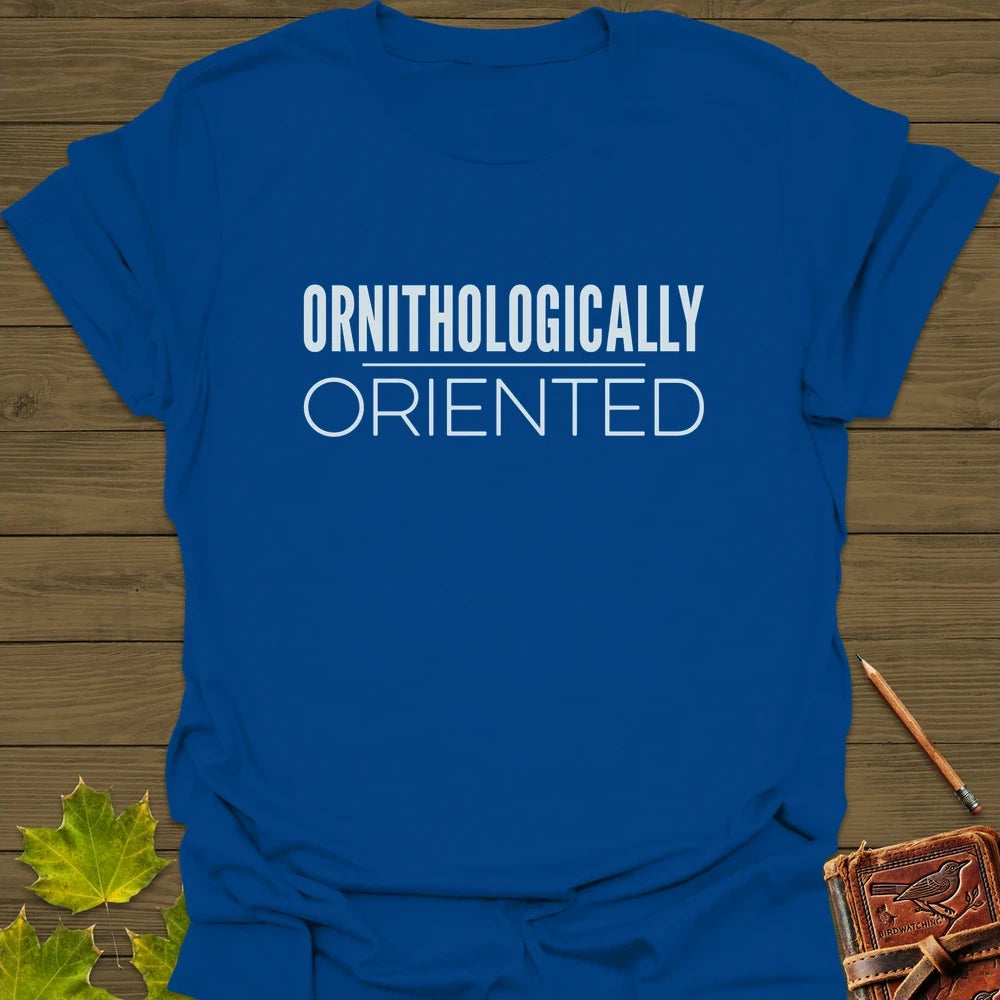 Ornithologically Oriented T-Shirt Royal