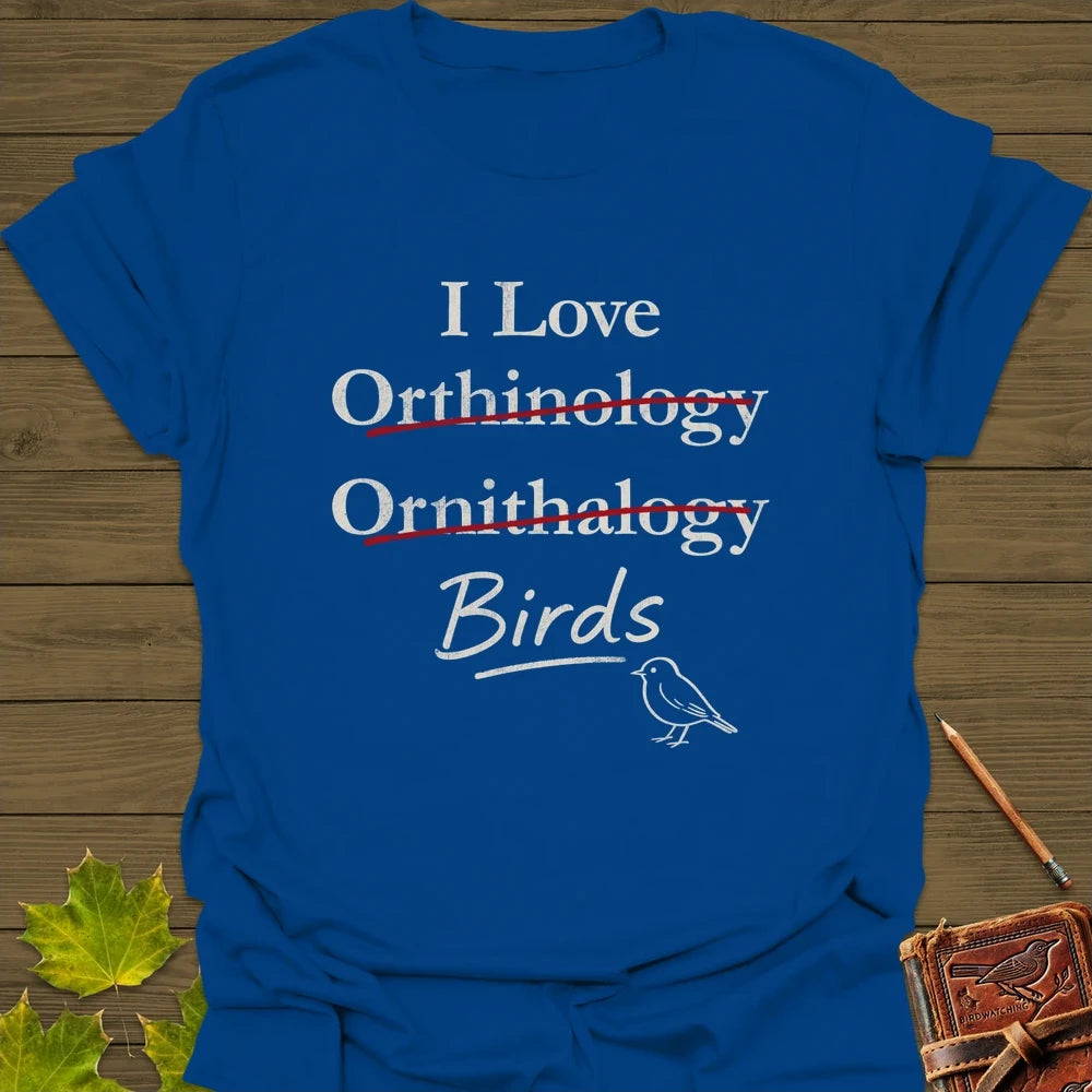 I Love Orthinology T-Shirt Royal