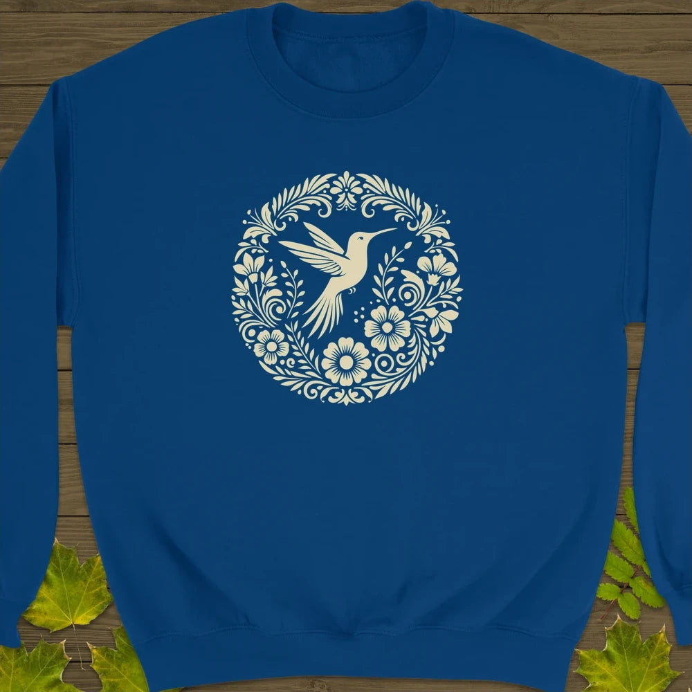 Graceful Flight Crewneck Sweatshirt Royal