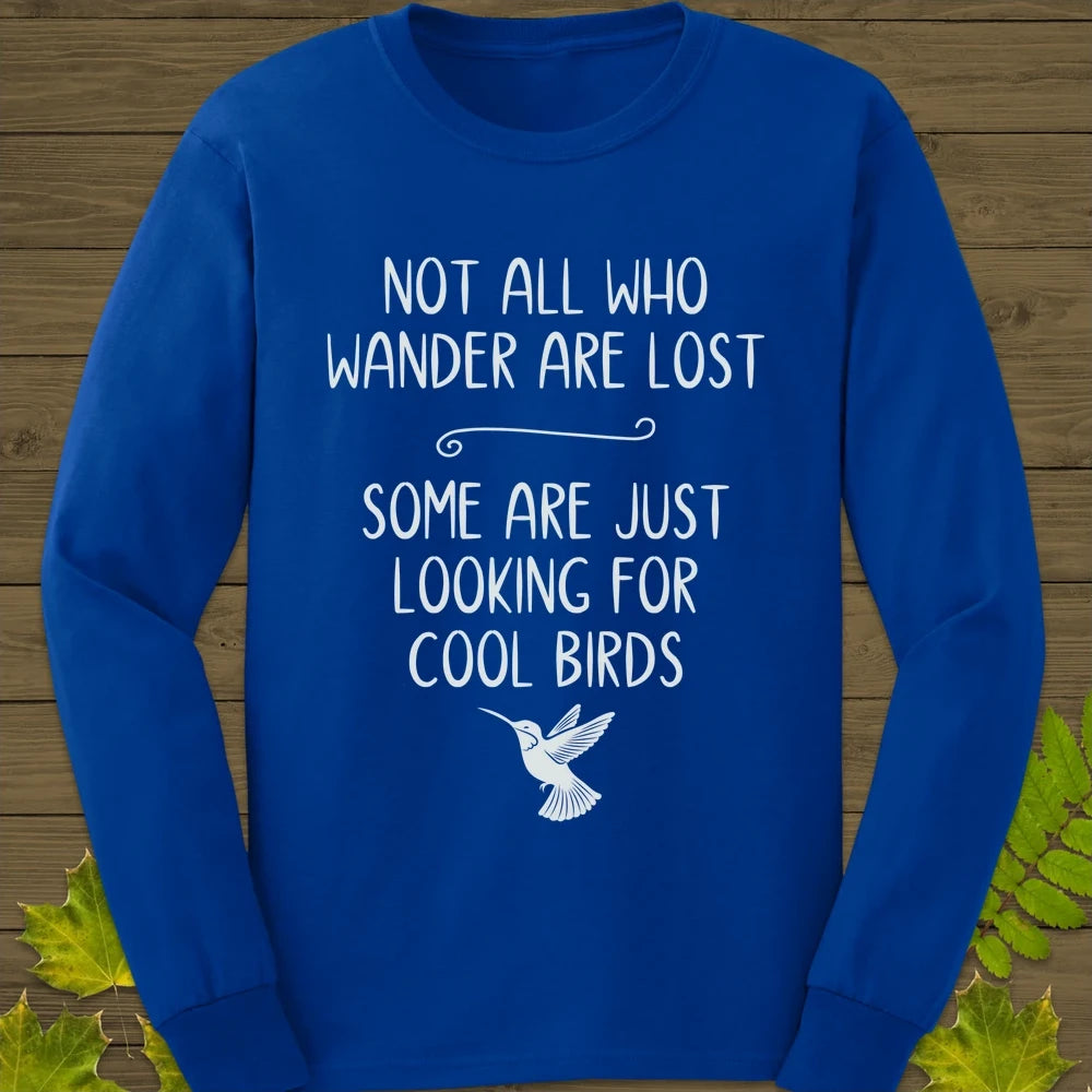 Looking For Cool Birds Long Sleeve Royal