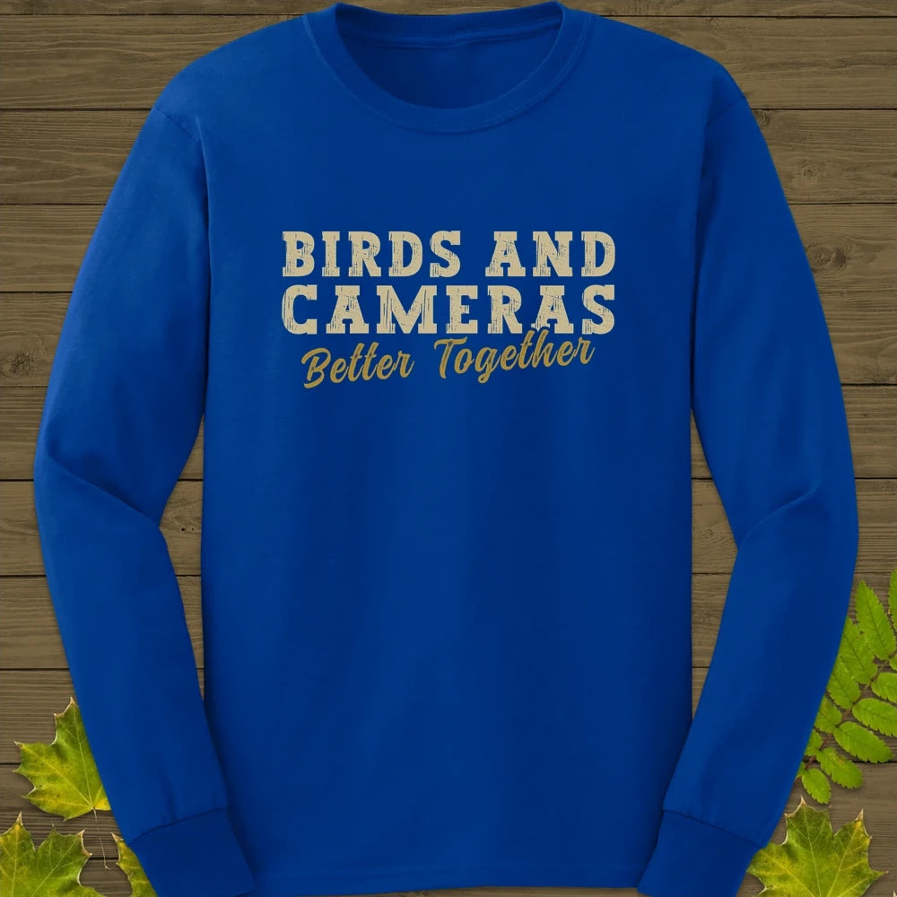 Birds And Cameras Long Sleeve Royal