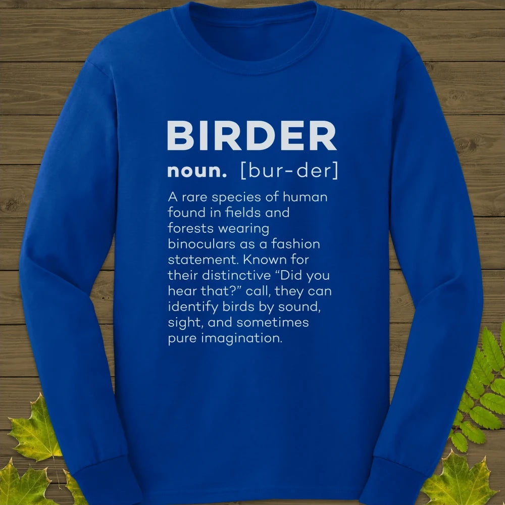 Birder Definition Long Sleeve Royal