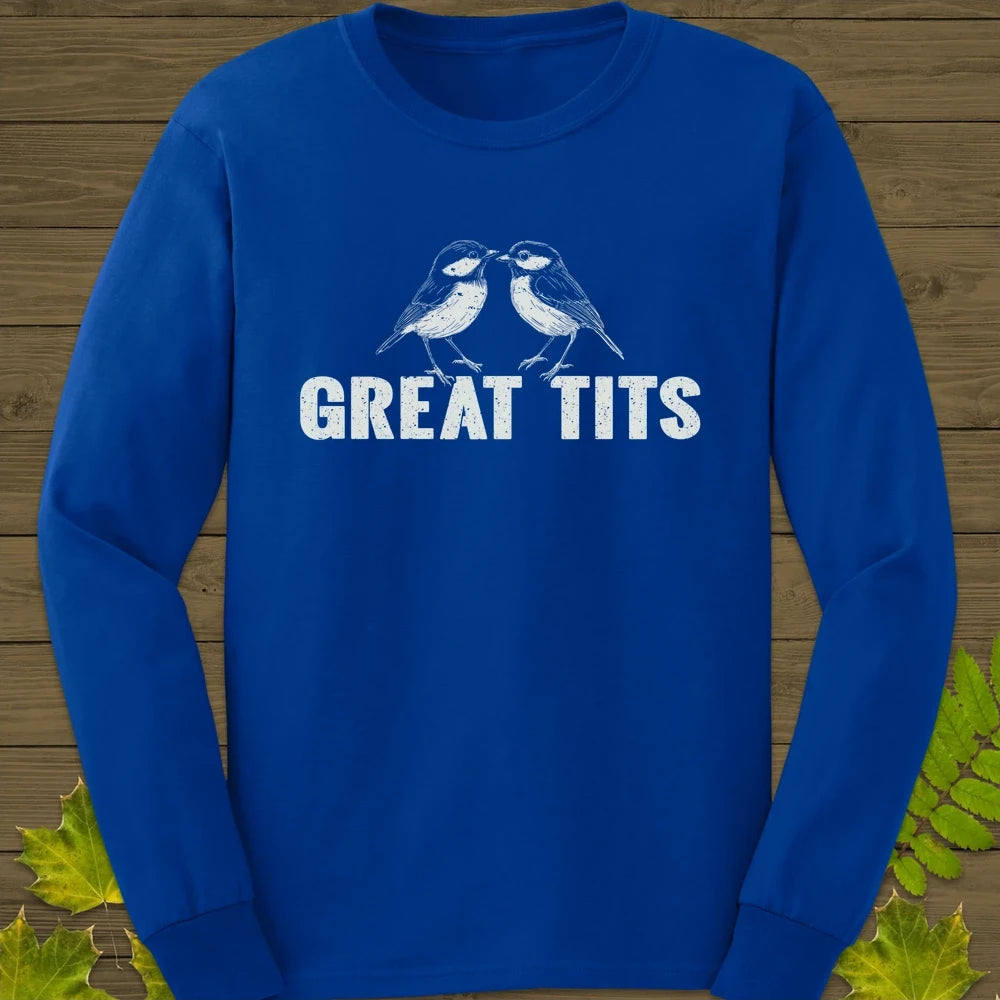 Great Tits Long Sleeve Royal