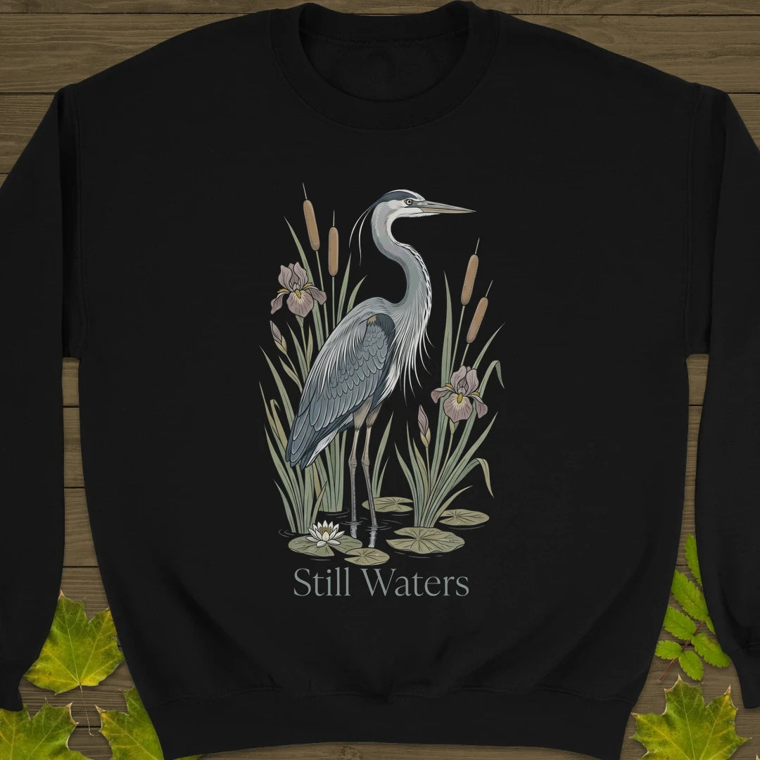 Still Waters Sweatshirt Black