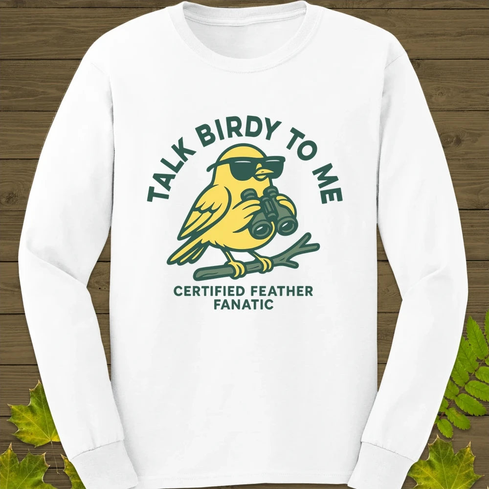 Talk Birdy Long Sleeve White