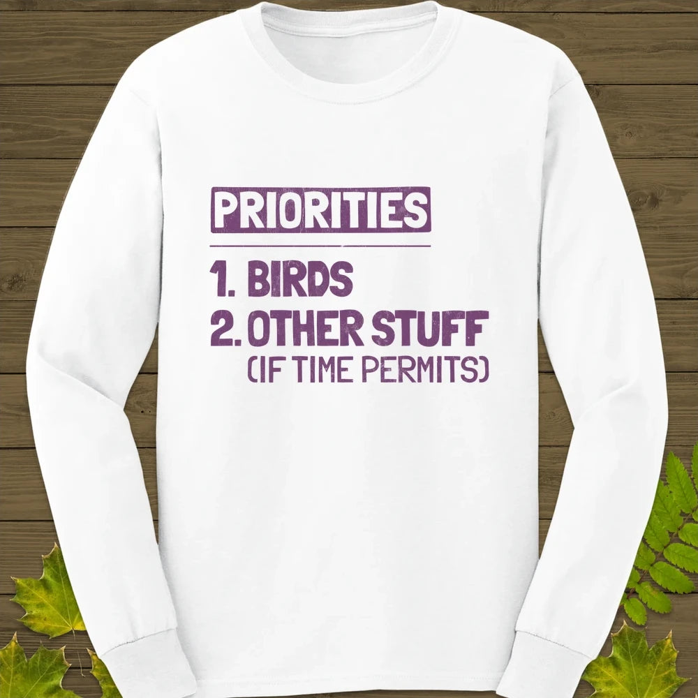 Priorities Long Sleeve White