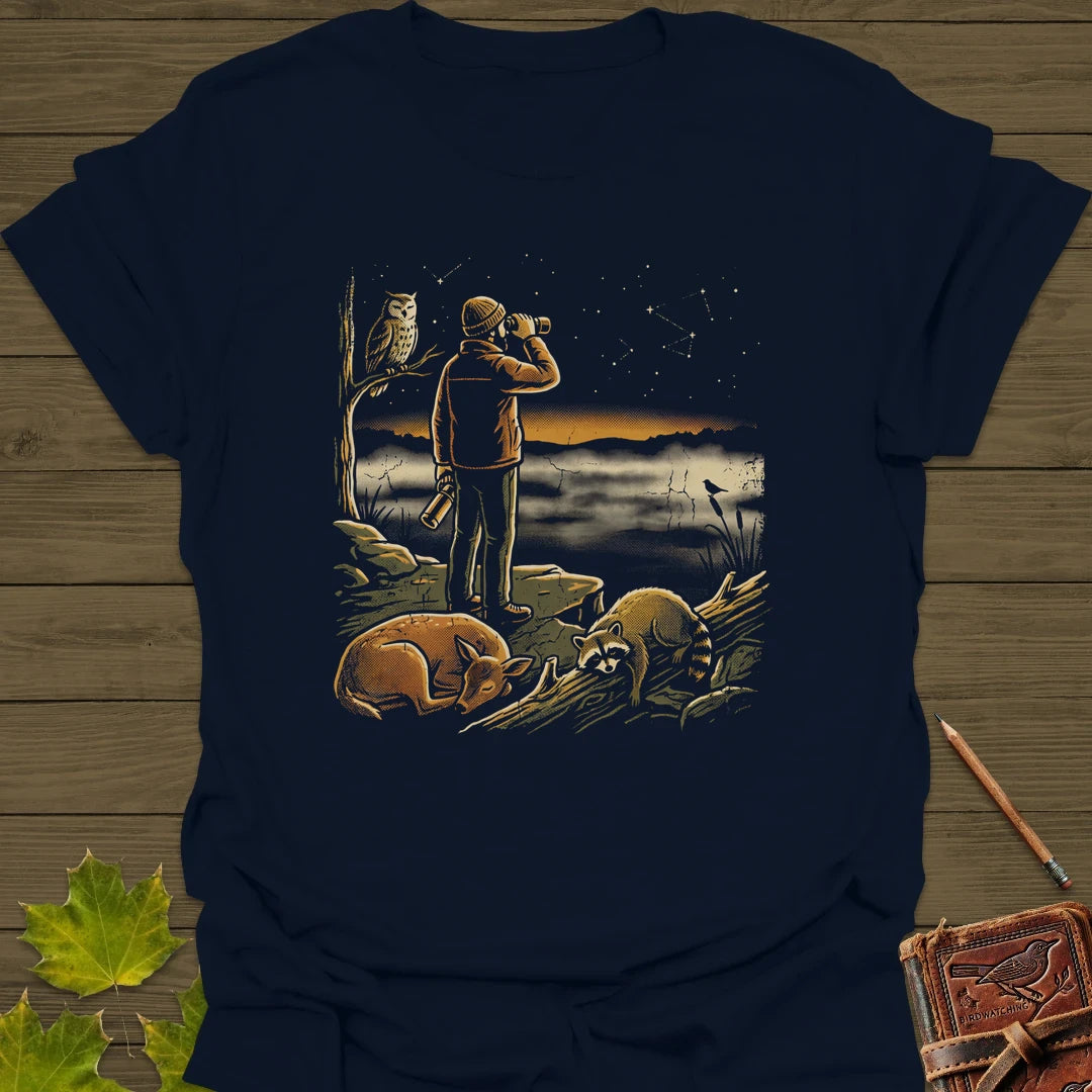 Dawn Birding T-Shirt Navy