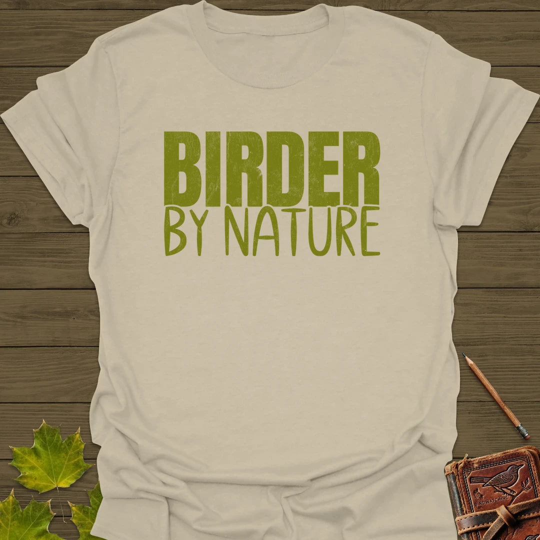 Birder By Nature T-Shirt Sand