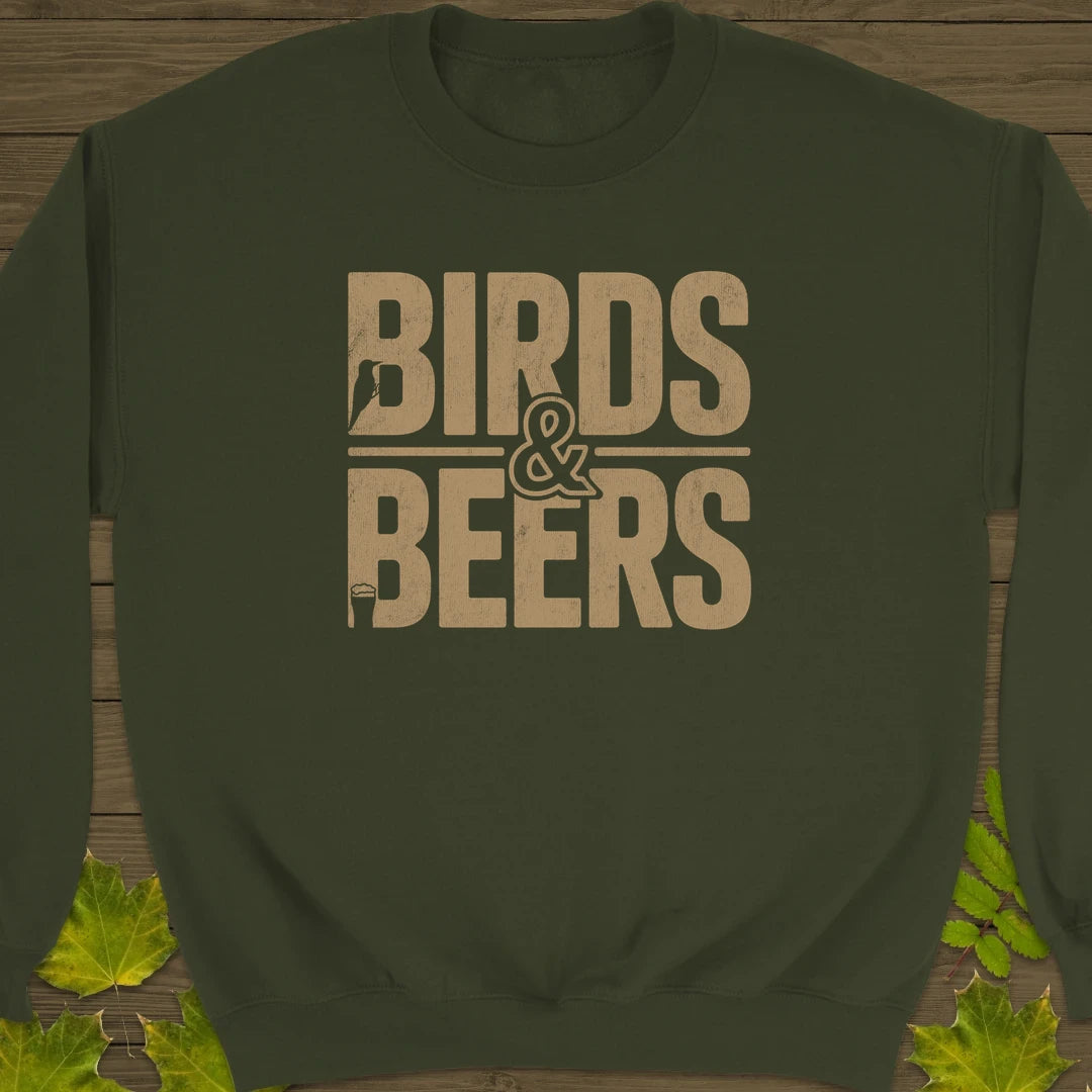 Birds & Beers Sweatshirt Military Green