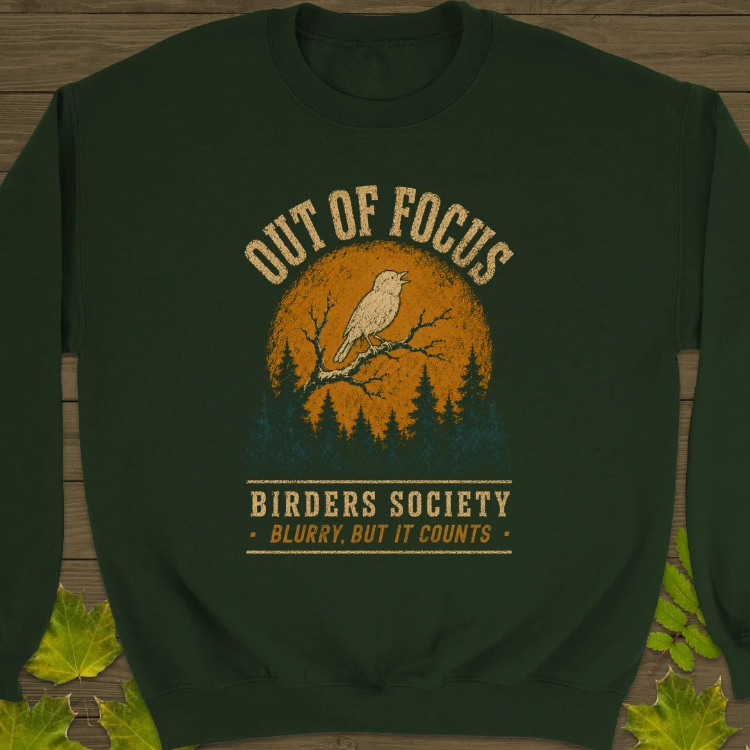 Blurry Focus Sweatshirt Forest Green