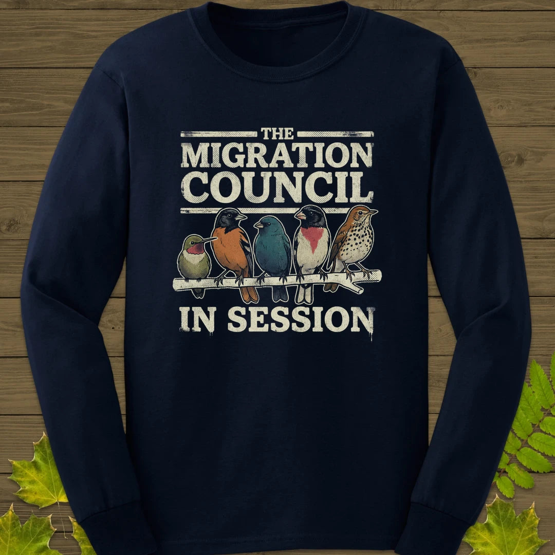 Council Meeting Long Sleeve Navy