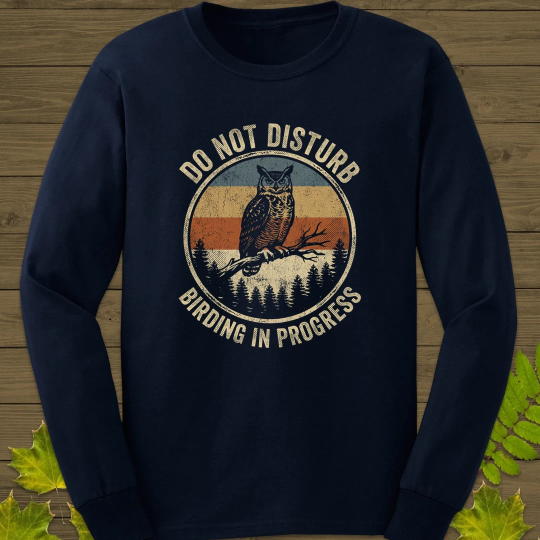 Do Not Disturb Long Sleeve Navy