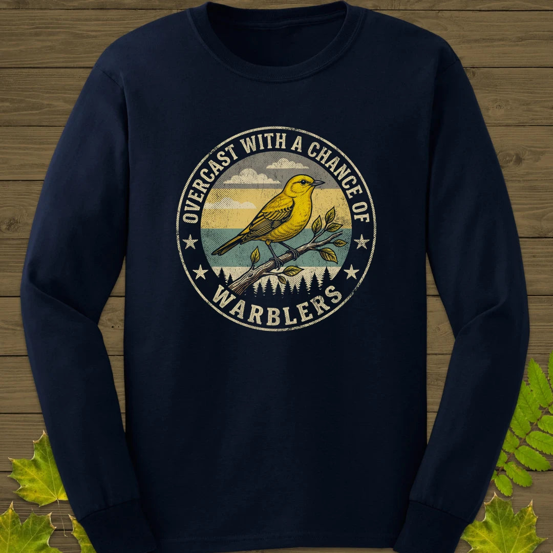 Chance Of Warblers Long Sleeve Navy
