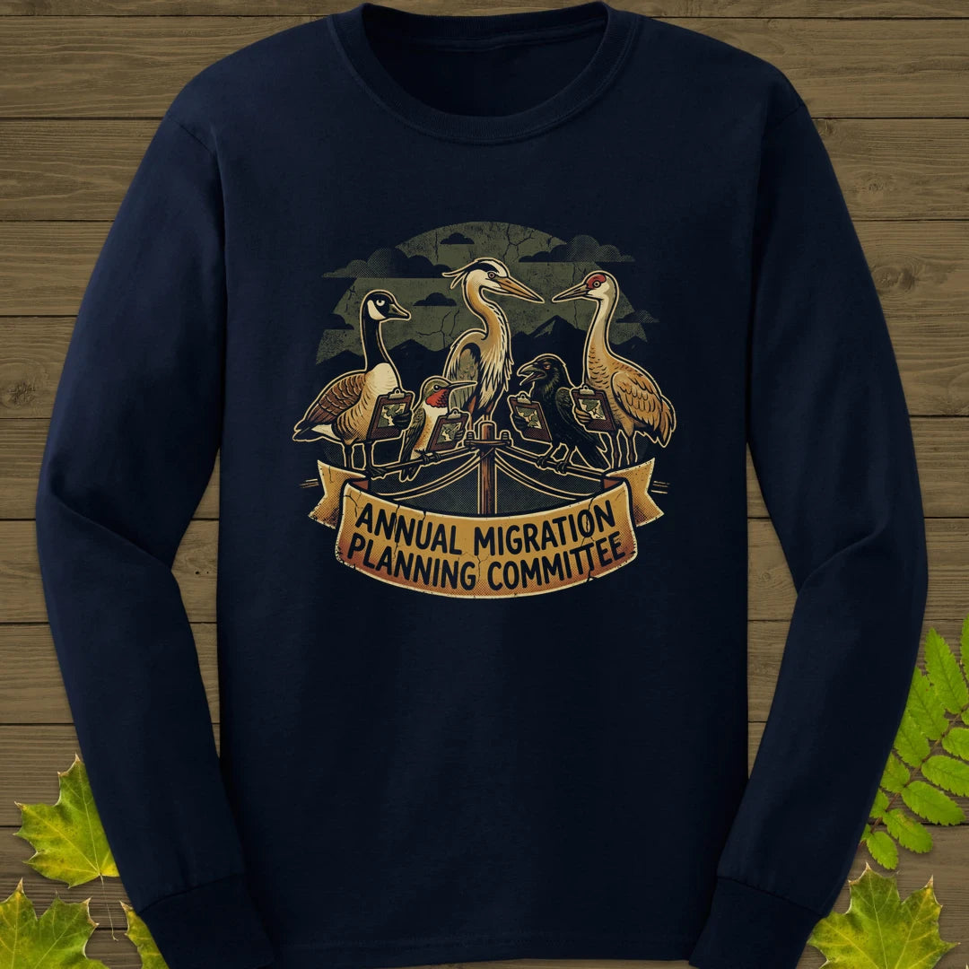 Migration Committee Long Sleeve Navy