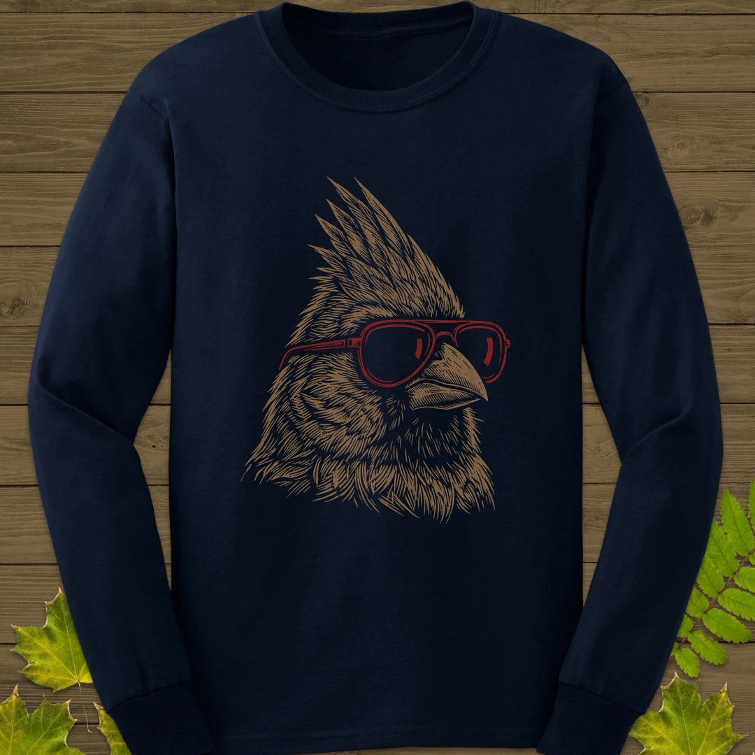 Cool Cardinal Long Sleeve Navy