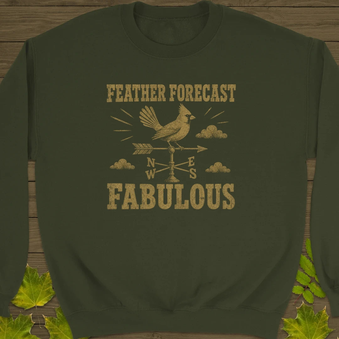 Feather Forecast Sweatshirt Military Green