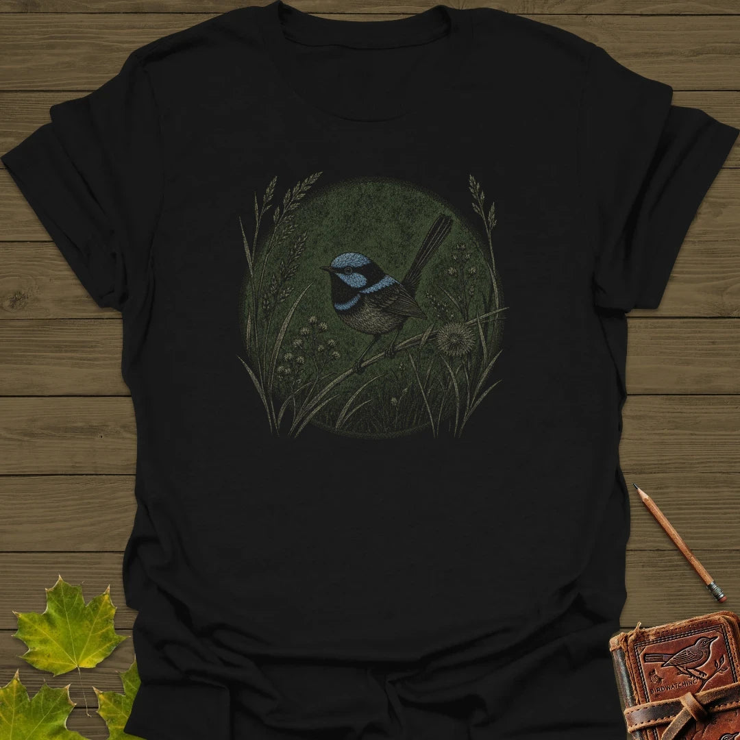 Grassland Fairywren T-Shirt Black