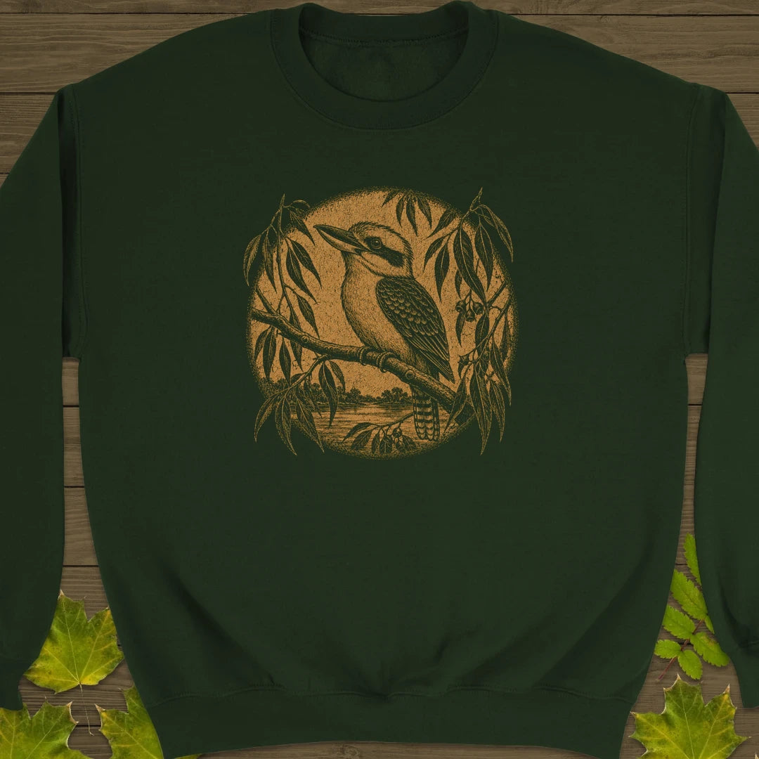Gumtree Kookaburra Sweatshirt Forest Green