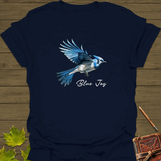 Flying Blue Jay T-Shirt Navy