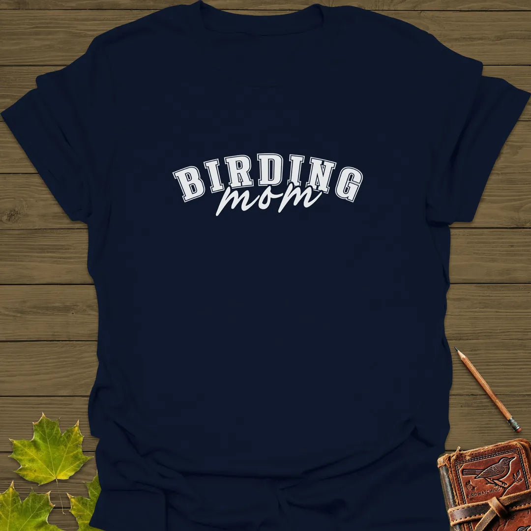 Birding Mom T-Shirt Navy