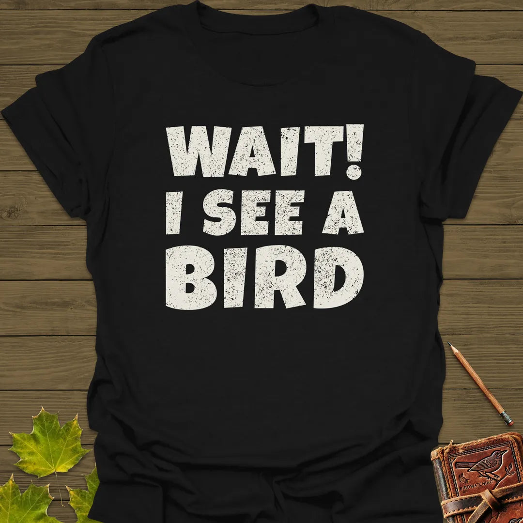 I See A Bird T-Shirt Black