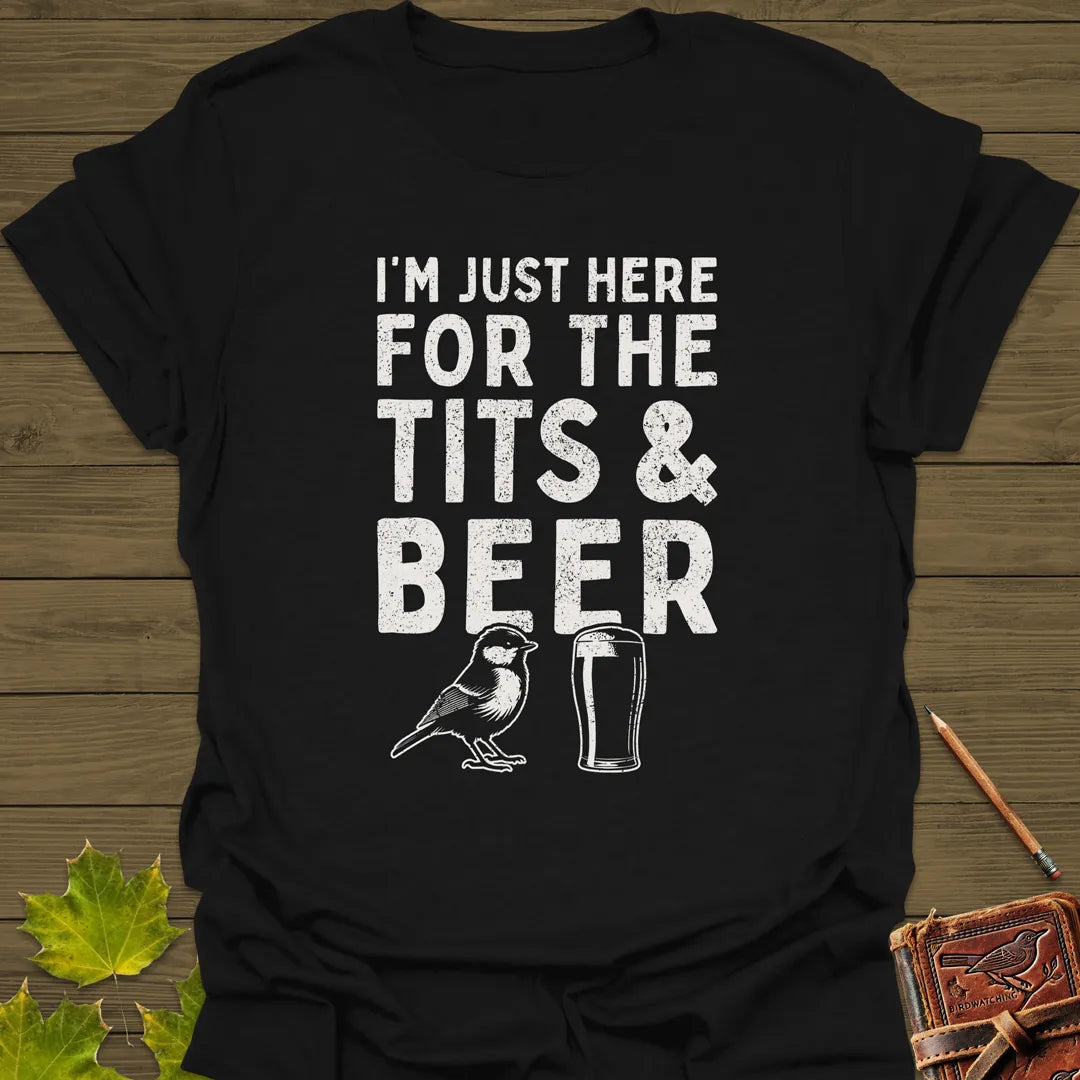 Tits and Beer T-Shirt Black