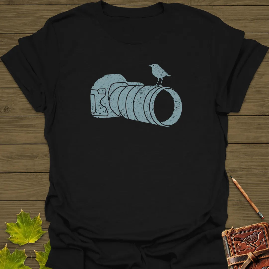 Retro Bird Photography T-Shirt
