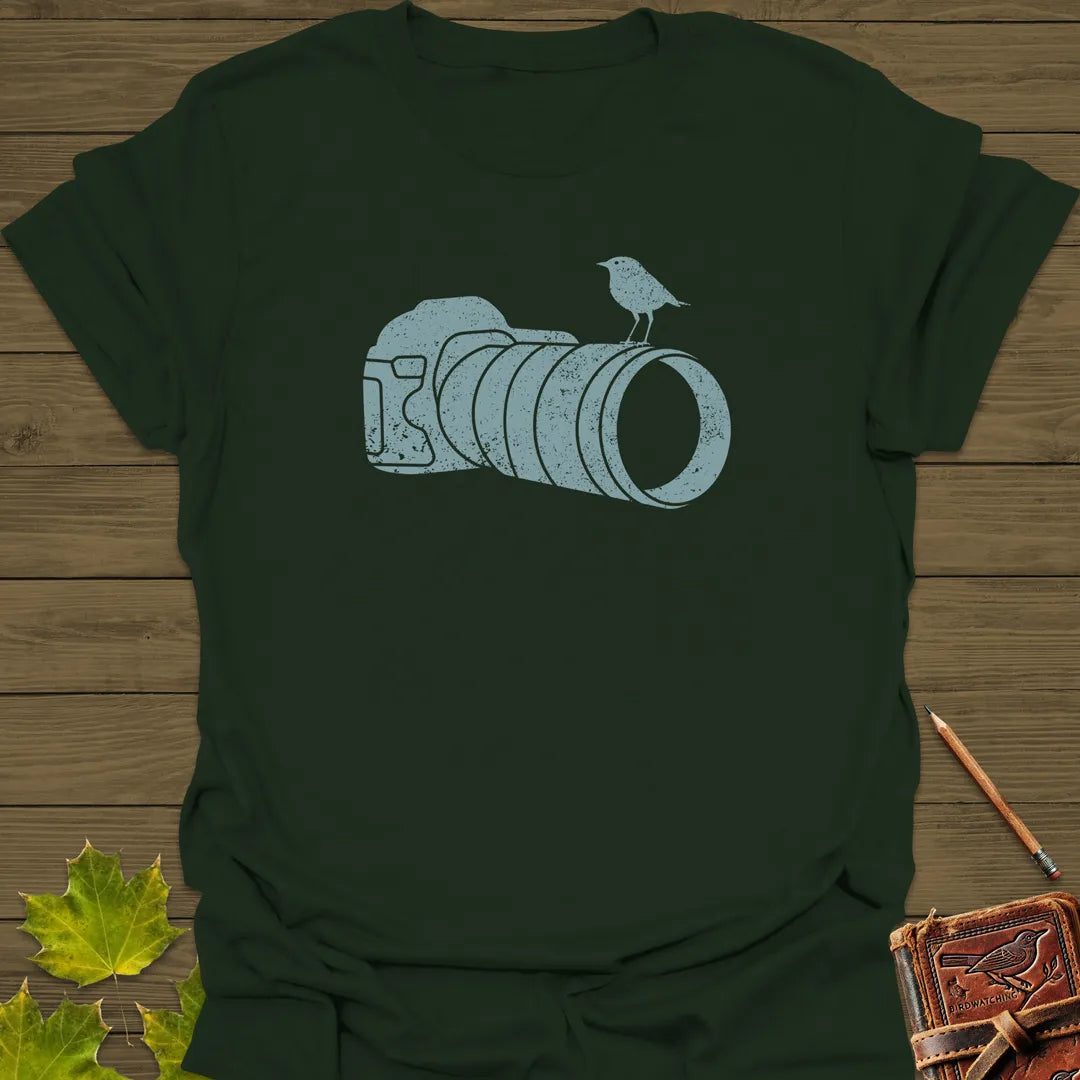 Retro Bird Photography T-Shirt