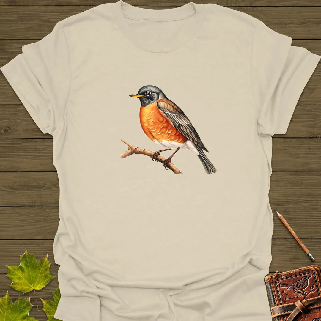 Artistic American Robin T-Shirt Sand