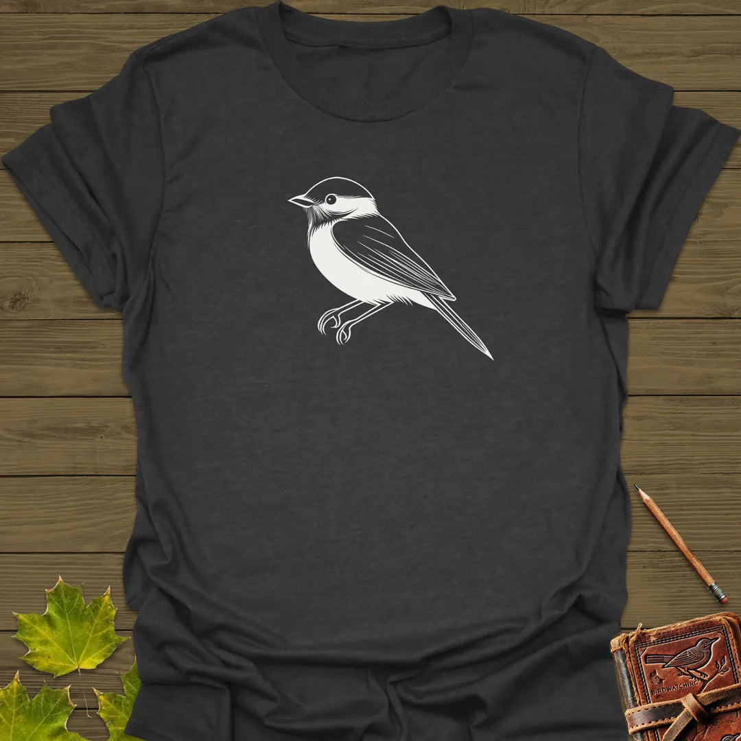 Chickadee Chic T-Shirt Dark Heather