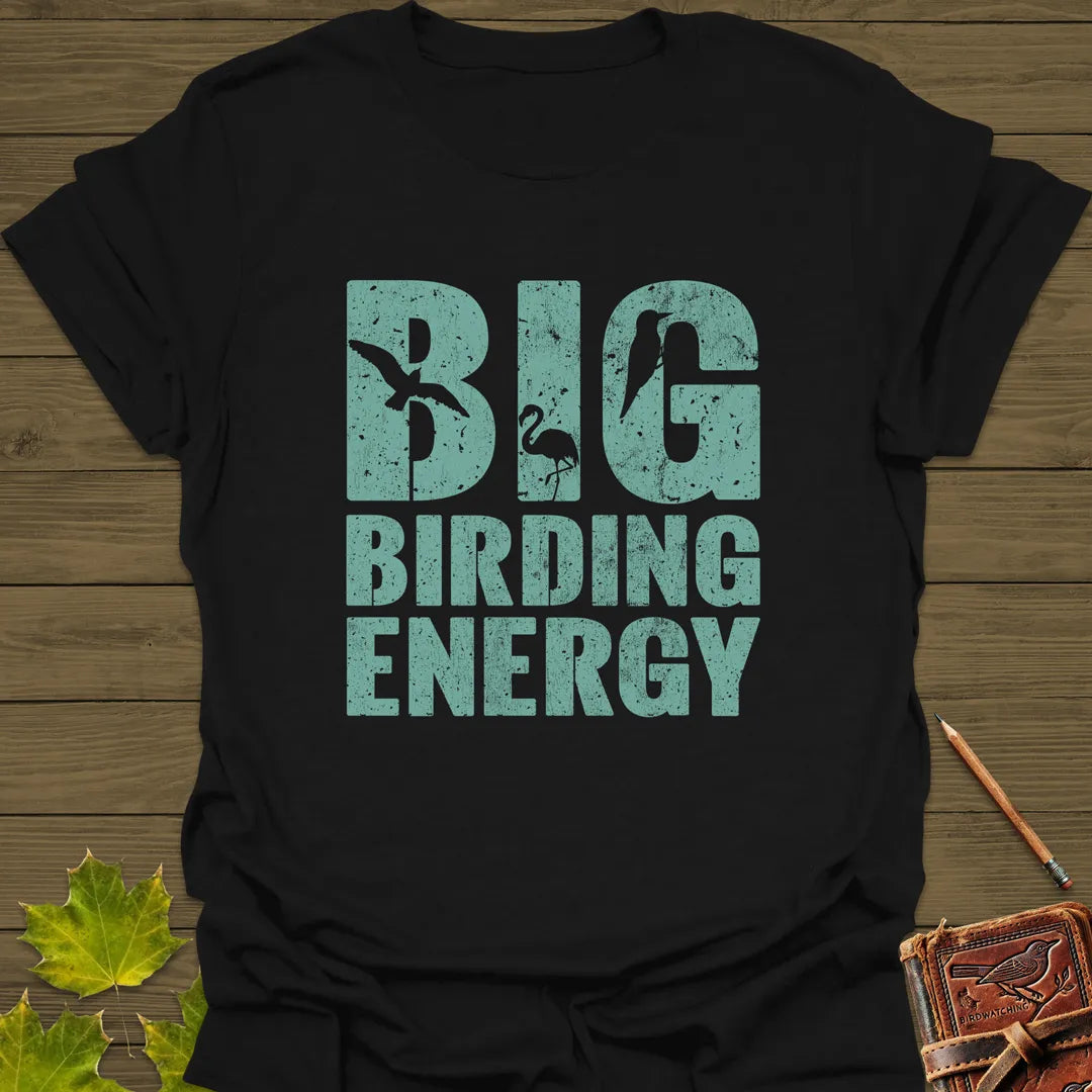 Big Birding Energy T-Shirt Black
