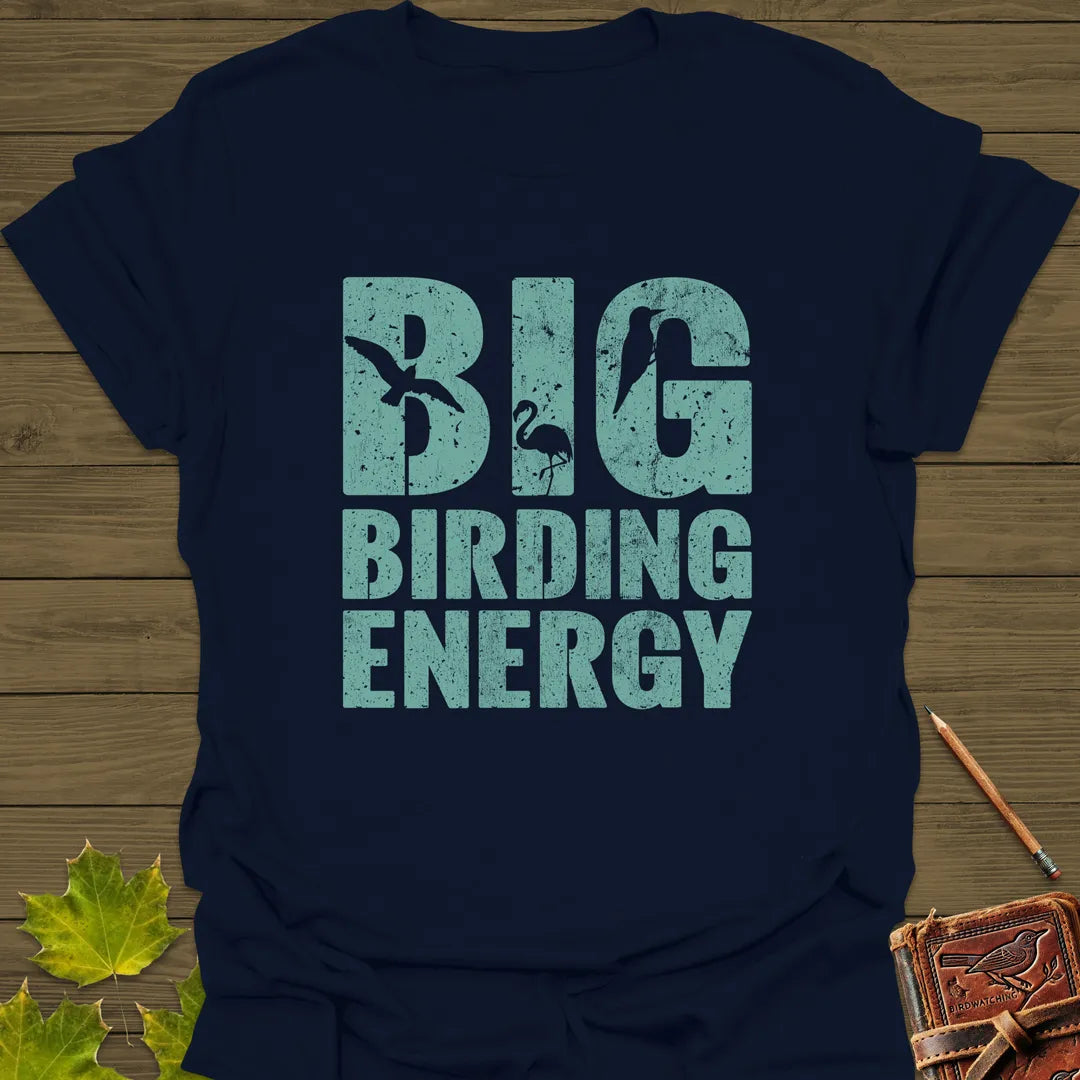 Big Birding Energy T-Shirt Navy