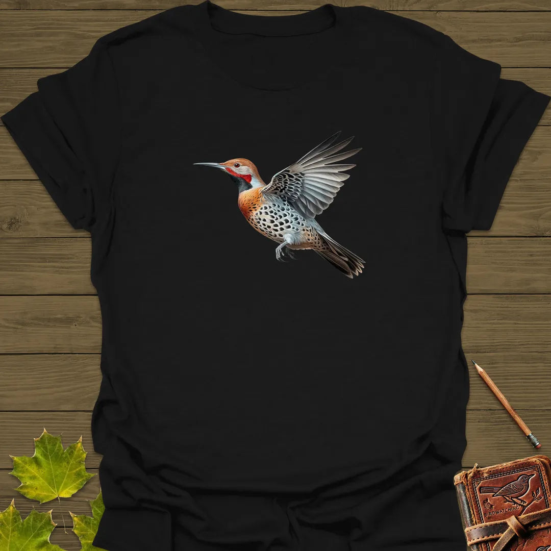 Artistic Northern Flicker T-Shirt Black